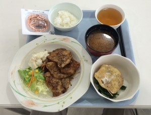 学食の行列